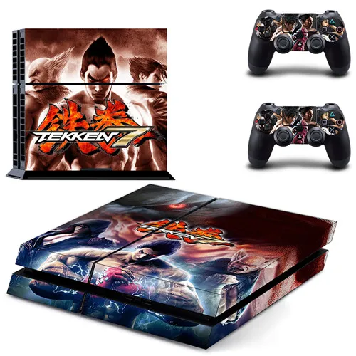 GYTM0923 Игра Tekken 7 PS4 Кожа Наклейка виниловая для sony Playstation 4 консоль и 2 контроллера PS4 Кожа Наклейка - Цвет: GYTM0923