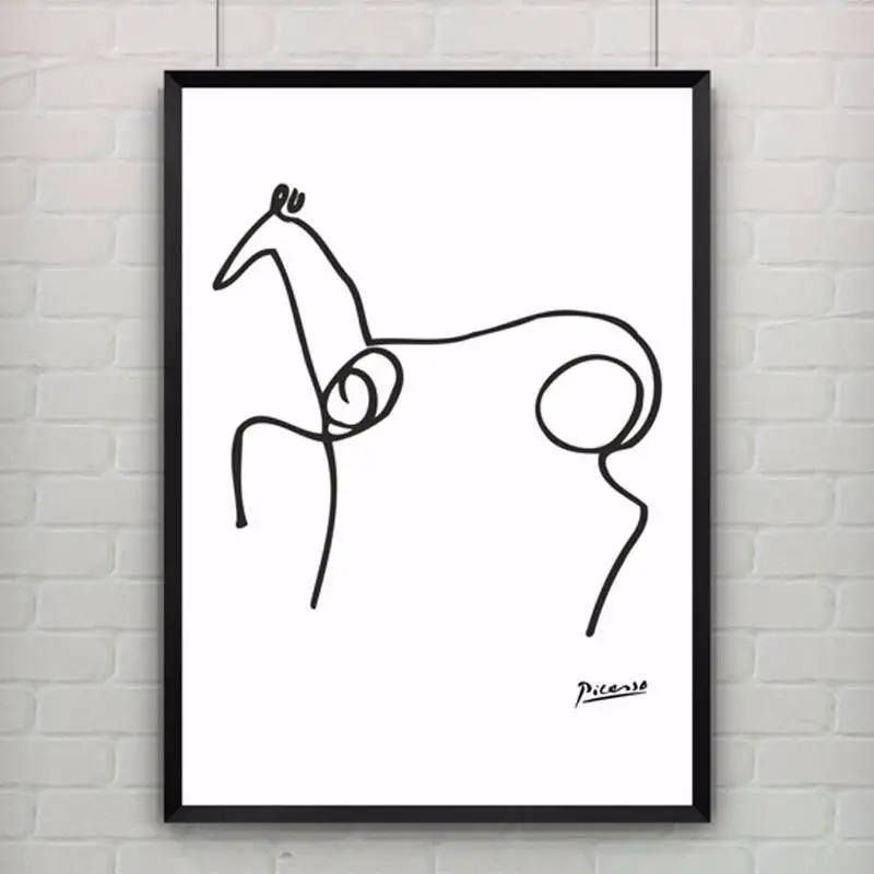 Рисунки пикассо одной линией
