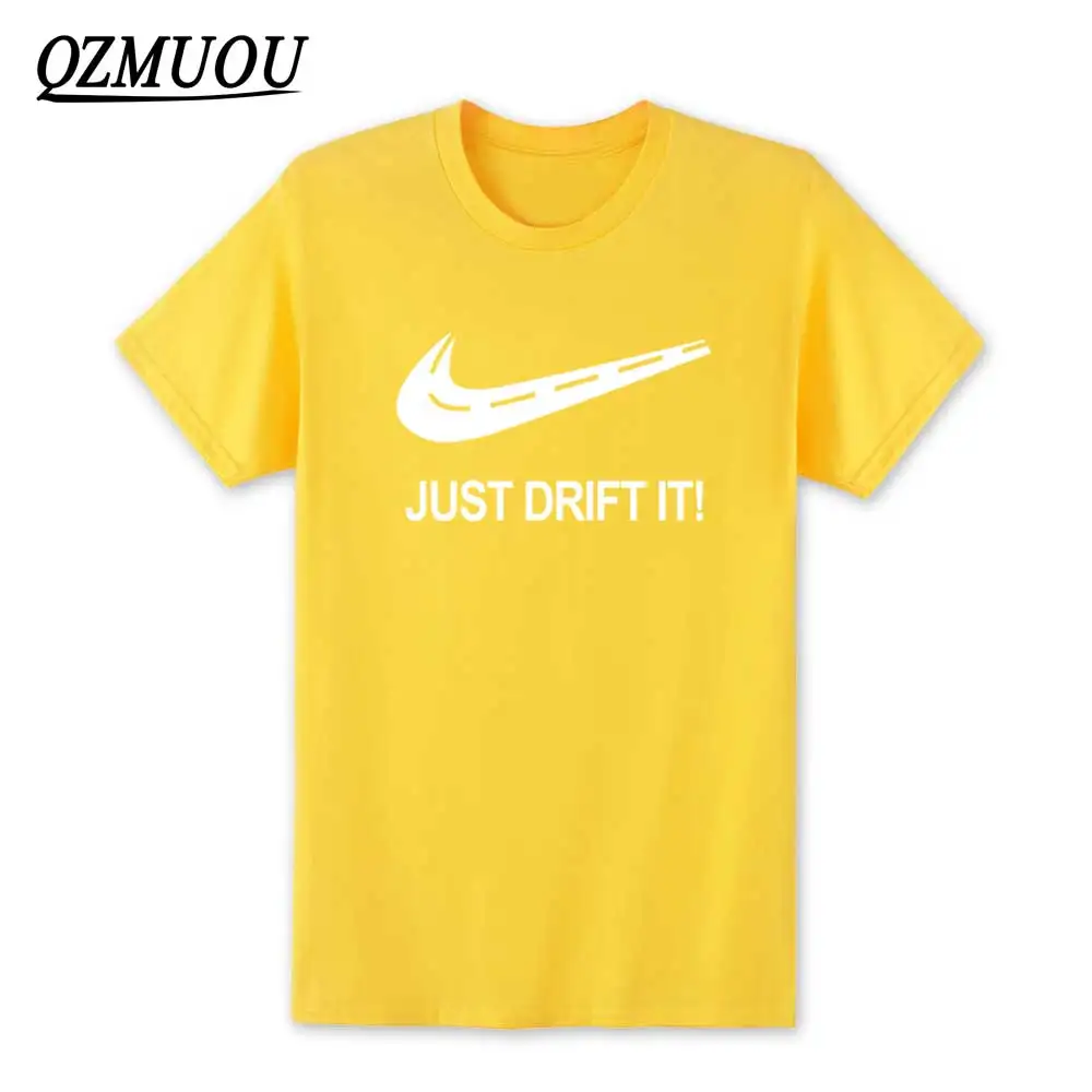 Yellow1 Новинка, летняя Модная стильная мужская футболка с коротким рукавом, хлопковая забавная Футболка с принтом Drift Camisetas, Мужская одежда, XS-XXL - Цвет: Yellow1