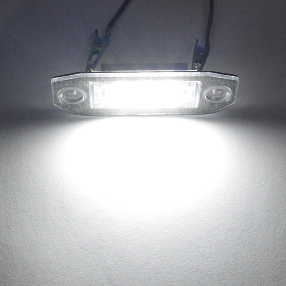2 шт. 24 SMD Автомобильный светодиодный светильник номерного знака для Volvo S40 S60 S80 XC70