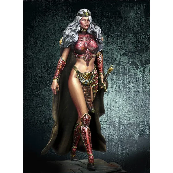 1/24 масштаб 75 мм резиновая фигурка королева в броне|resin figure|75mm resin figures75mm |