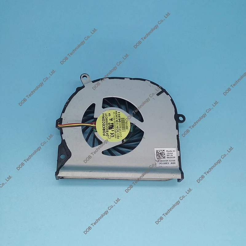 Новый вентилятор для DFS531005MC0T F9J2 CN-0D355P D355P DELL studio 15Z 1569 P06F 49RM6FAWI00 охлаждения