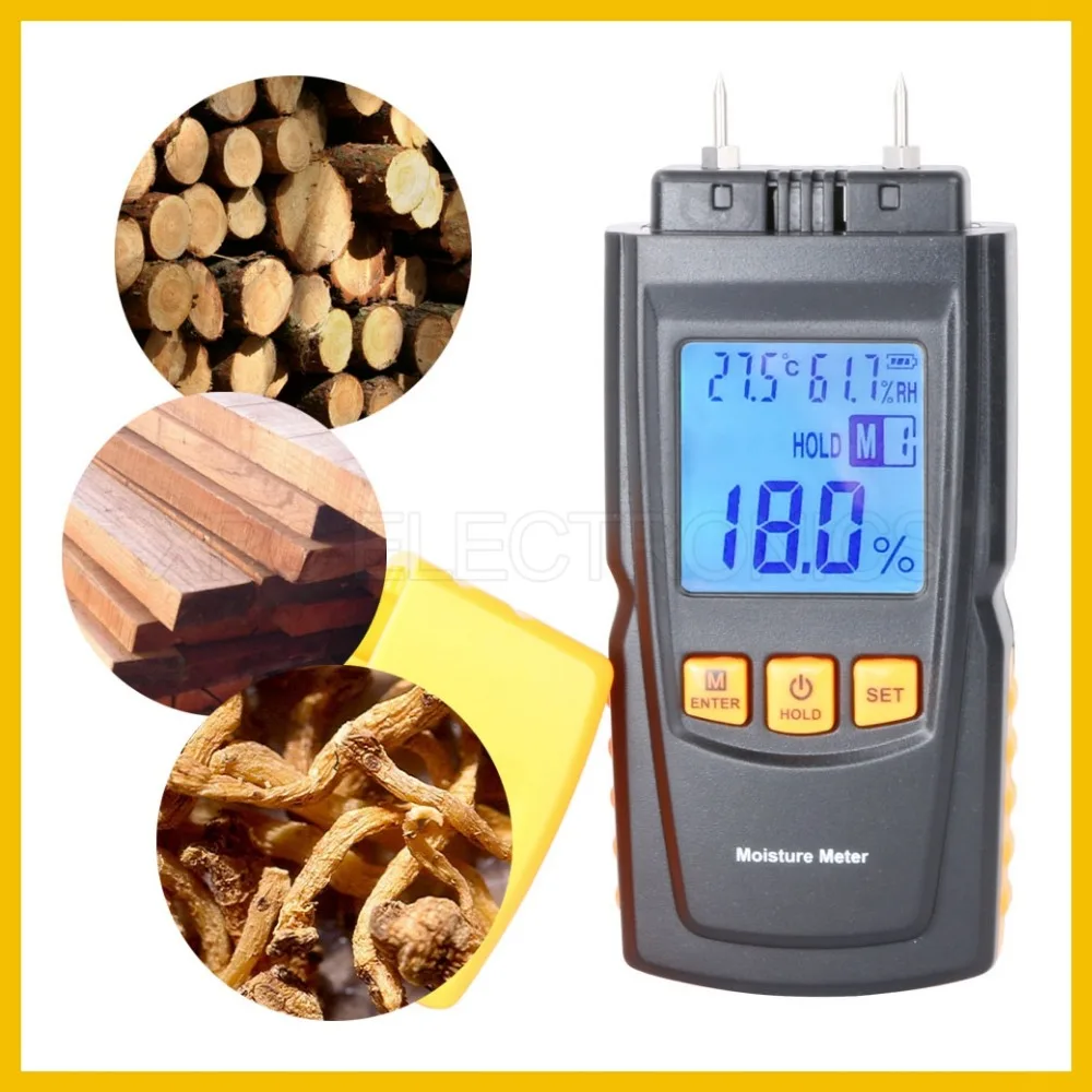 Ручной измеритель влажности древесины RZ с тонким дизайном GM610|wood moisture|wood moisture