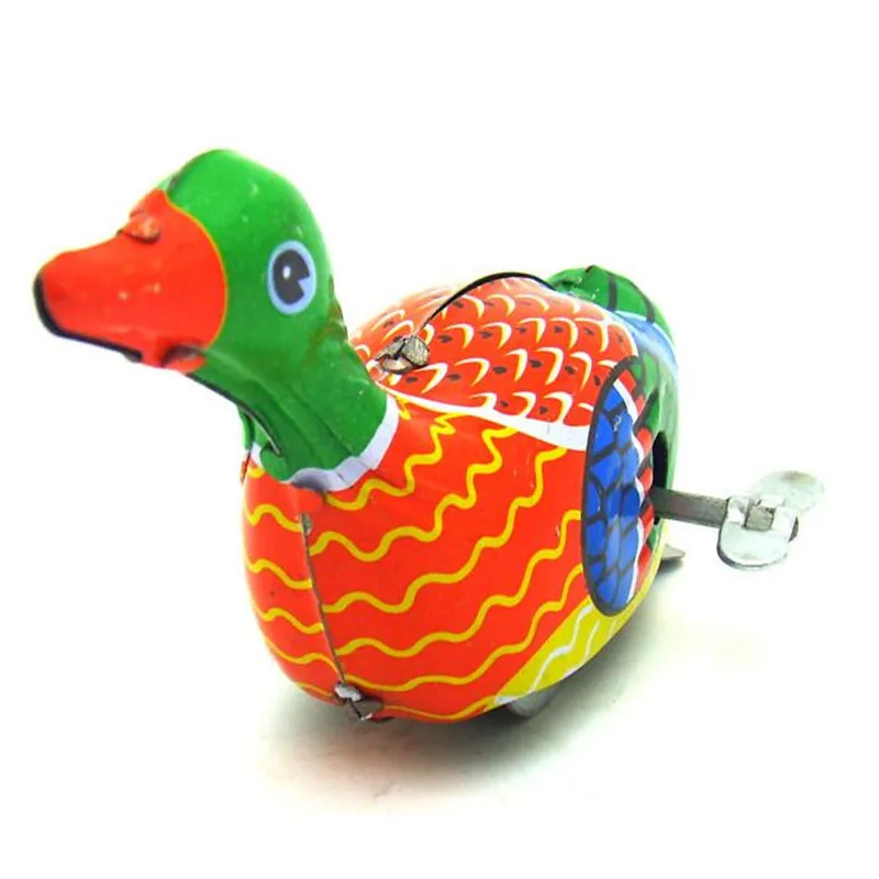 Винтажные заводные игрушки с накручивающейся уткой для фотосъемки детей и