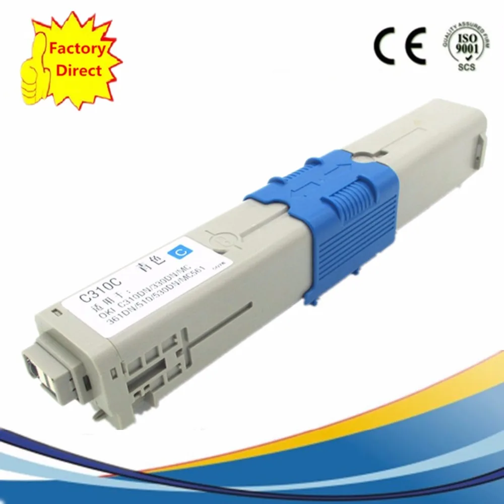 Сменный совместимый цветной картридж для принтера OKI MC562 MC561 MC 562 561 M C562 C561 44973508