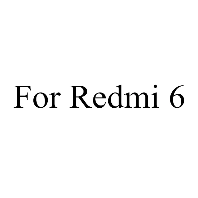 For Redmi 6 5 шт./партия чехлы для телефонов для Xiao mi Pocophone F1 mi 8 Lite 9 Se Red mi Note 5 6 6A 7 Pro 3D защитная пленка из углеродного волокна для задней панели - Цвет: For Redmi 6