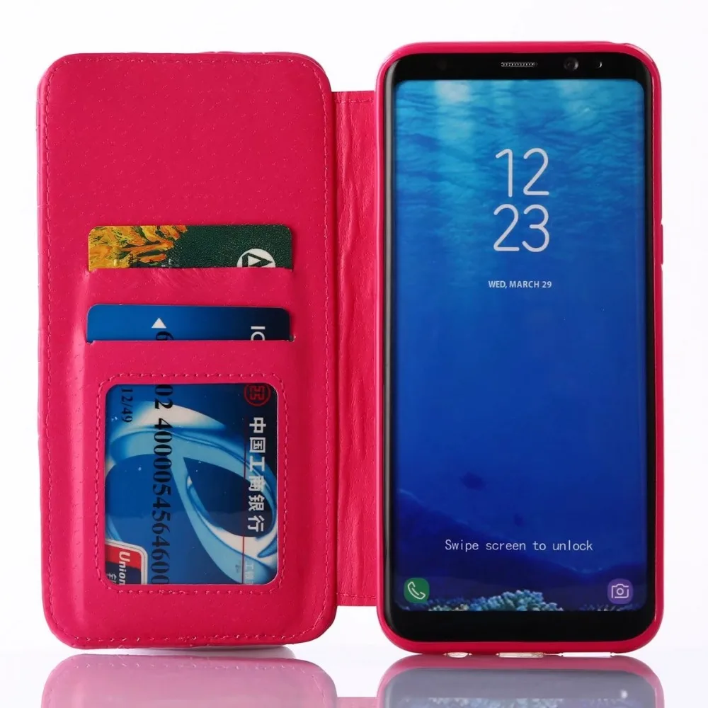 Для samsung galaxy S10 S9 S8 Plus S5 S6 S7 Edge блестящая корона алмазный кошелек кожаный чехол