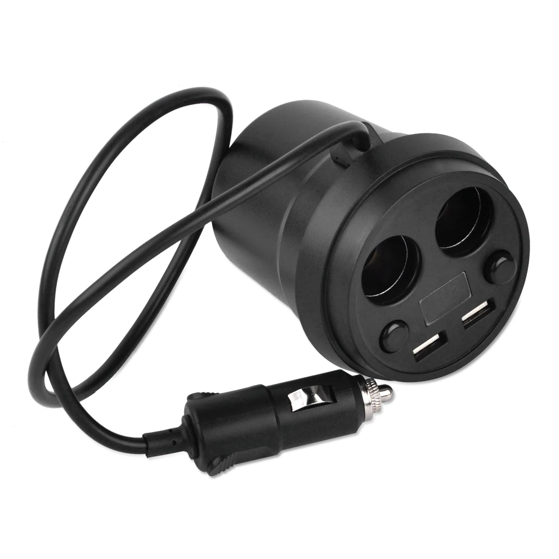 Автомобильное зарядное устройство DWCX с двумя USB портами и светодиодным