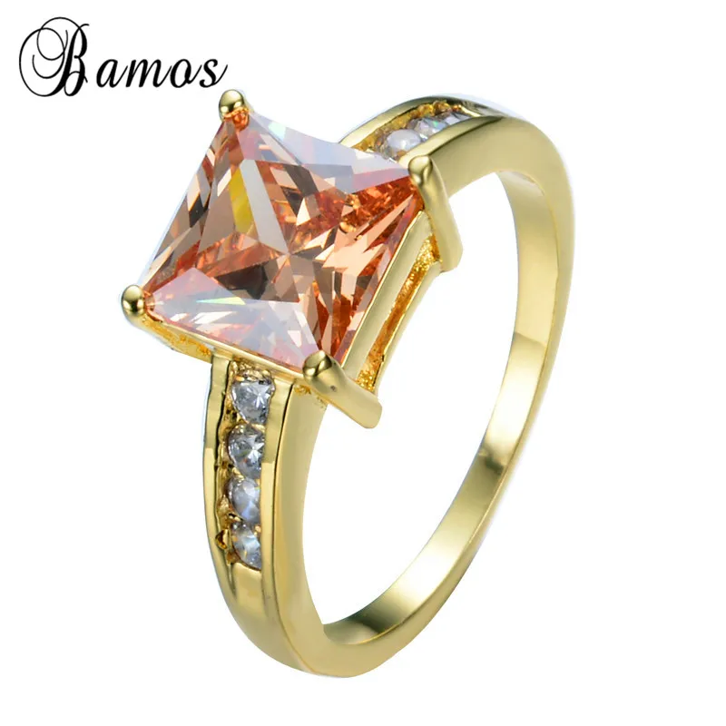 Кольцо обручальное из циркония цвета: желтый/синий/красный|aaa zircon|rainbow ringgold filled |