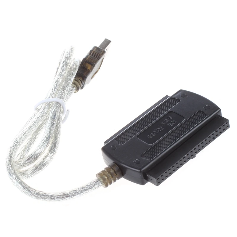 Semoic USB 2 0 Male to IDE SATA 5 дюйма 3 адаптер конвертер кабель жесткого диска HDD черный |
