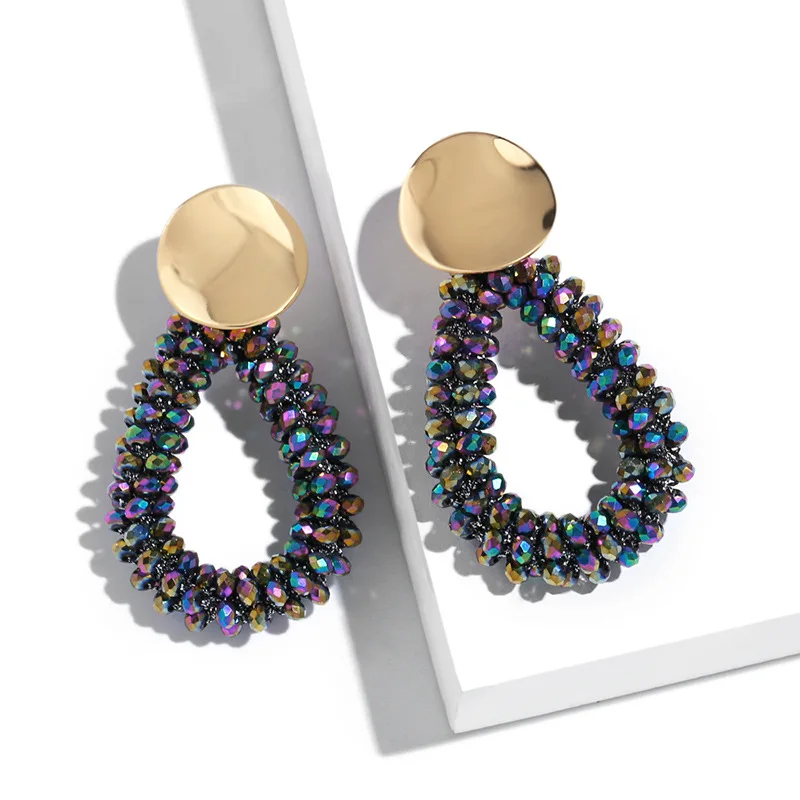 Новые модные ювелирные изделия Boho серьги с кисточками из бисера женские богемные длинные кисточки с бахромой женские подарки