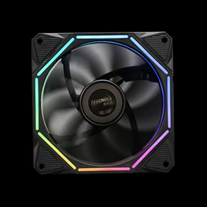 Чехол для компьютера PC охлаждающий вентилятор светильник RGB регулируемый светодиодный светильник 120 мм кулер вентилятор светильник QJY99