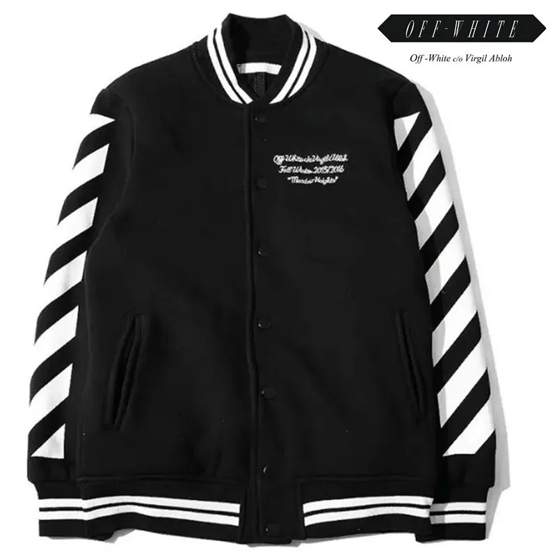 VIRGIL ABLOH varsity jacket men clothes 