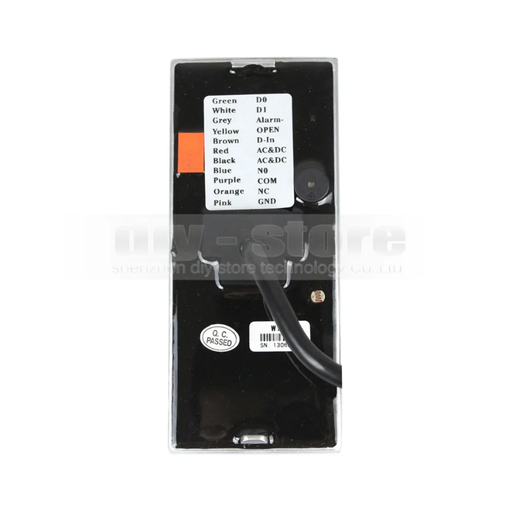 DIYSECUR Водонепроницаемая RFID 125 кГц клавиатура считывателя контроля доступа с