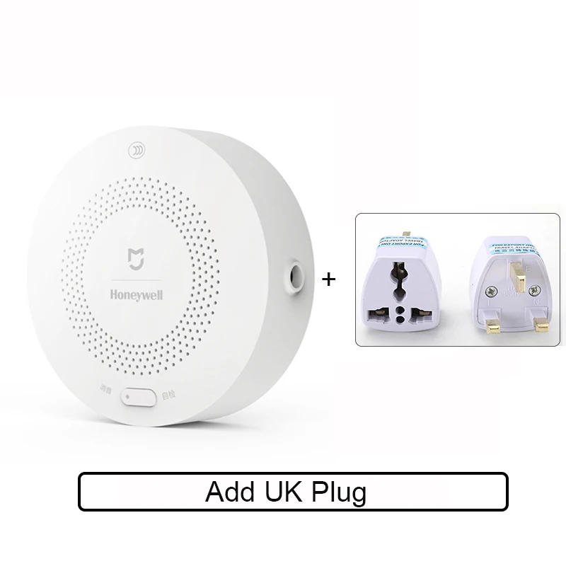 Add UK Plug Xiaomi Mijia Honeywell детектор природного газа датчик газа работает с многофункциональным шлюзом 2 умный дом Безопасность приложение управление - Цвет: Add UK Plug