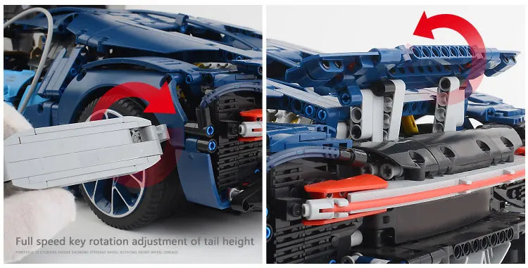 Decool блоки Bugatti Утюги совместимые 20086 IegoSet Technic Voiture 42083 Строительные кирпичи обучающая игрушка подарок для Chlidren