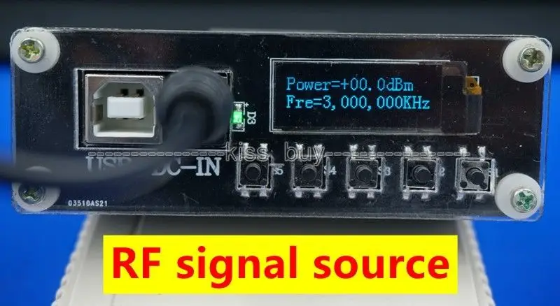 OLED цифровой ADF4351 35 МГц-4 4 ГГц генератор сигналов частота RF источник сигнала для Ham