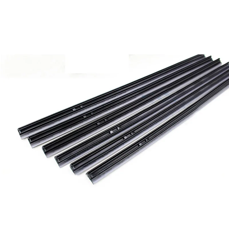 New 2pcs Universal Car Boneless Wiper Blade Replace Rubber Refill Natural Frameless Windscreen Windshield Accessories Drop HR |