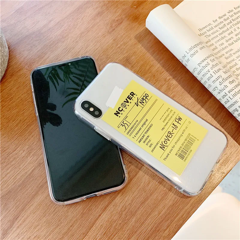 POBLU художественные буквы из кристаллов прозрачные мягкие чехлы ТПУ для Iphone XR XS Max