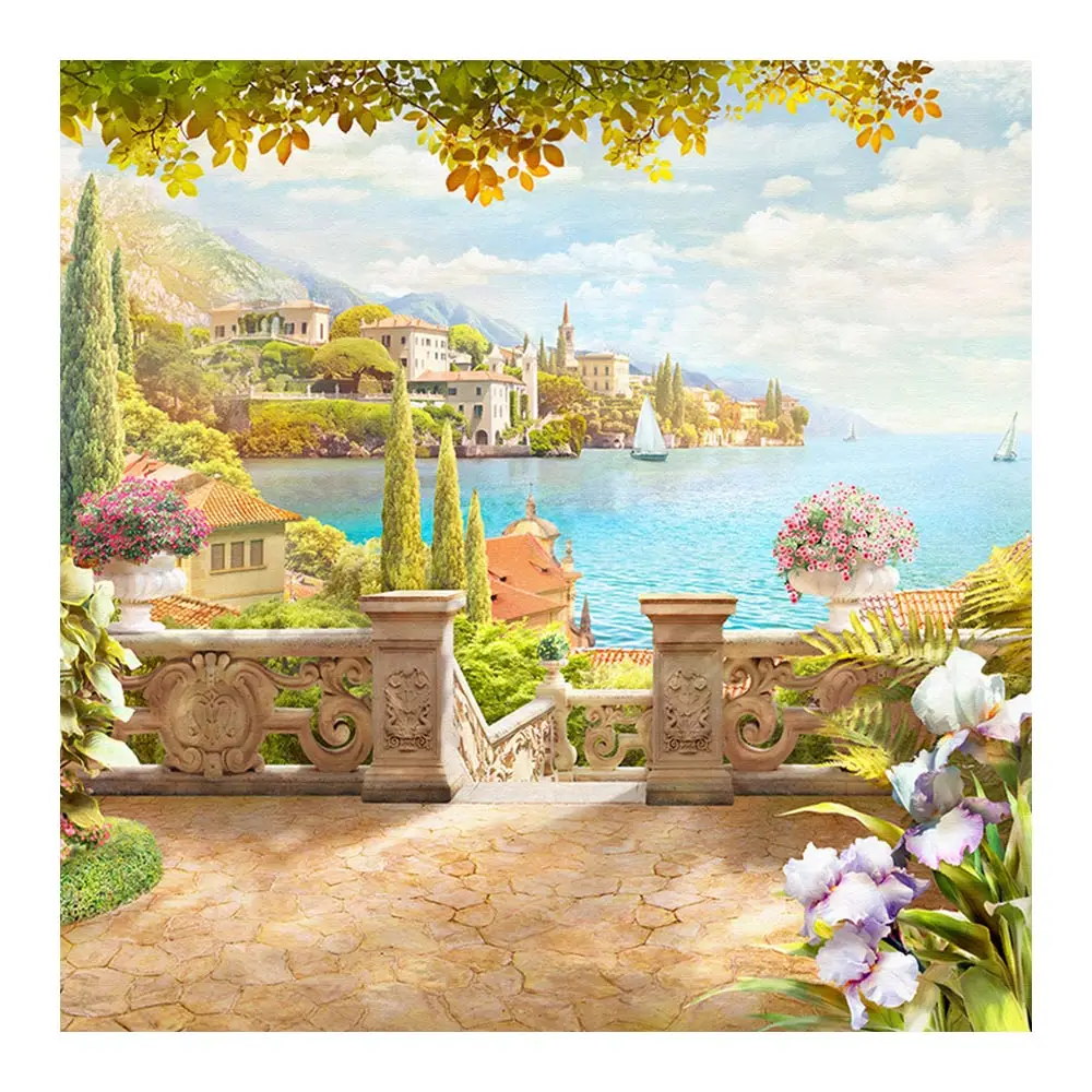 

Port City Scenic Diamond Painting House Round Full Drill 5D Nouveaute DIY Mosaic Embroidery Cross Stitch Home Decor Gifts