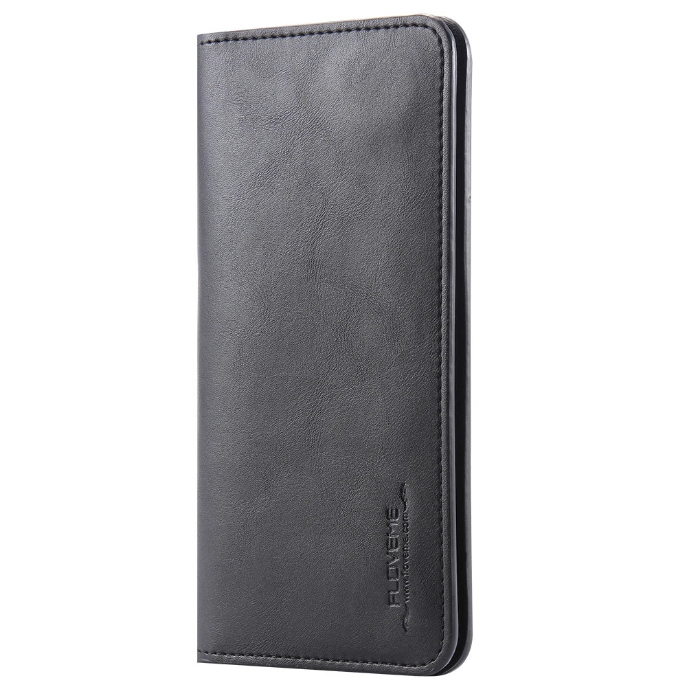 FLOVEME 5.5 Inch Wallet Mobile Phones Case For iPhone XR XS X 8 7 Plus Leather Bag For Xiaomi Samsung Huawei Phone Accessories