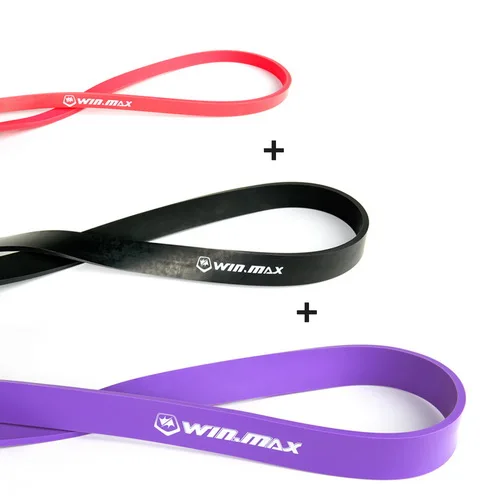 WinMax Эспандеры для подтягивания Assist& Powerlifting CrossFit петля Бодибилдинг Йога упражнения Fit-одиночная полоса и набор - Цвет: Set of 3