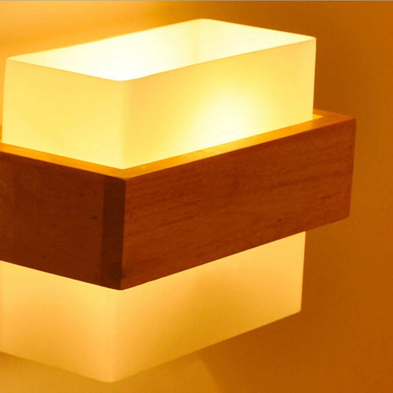 Настенный светильник в японском стиле для гостиной современный стеклянный