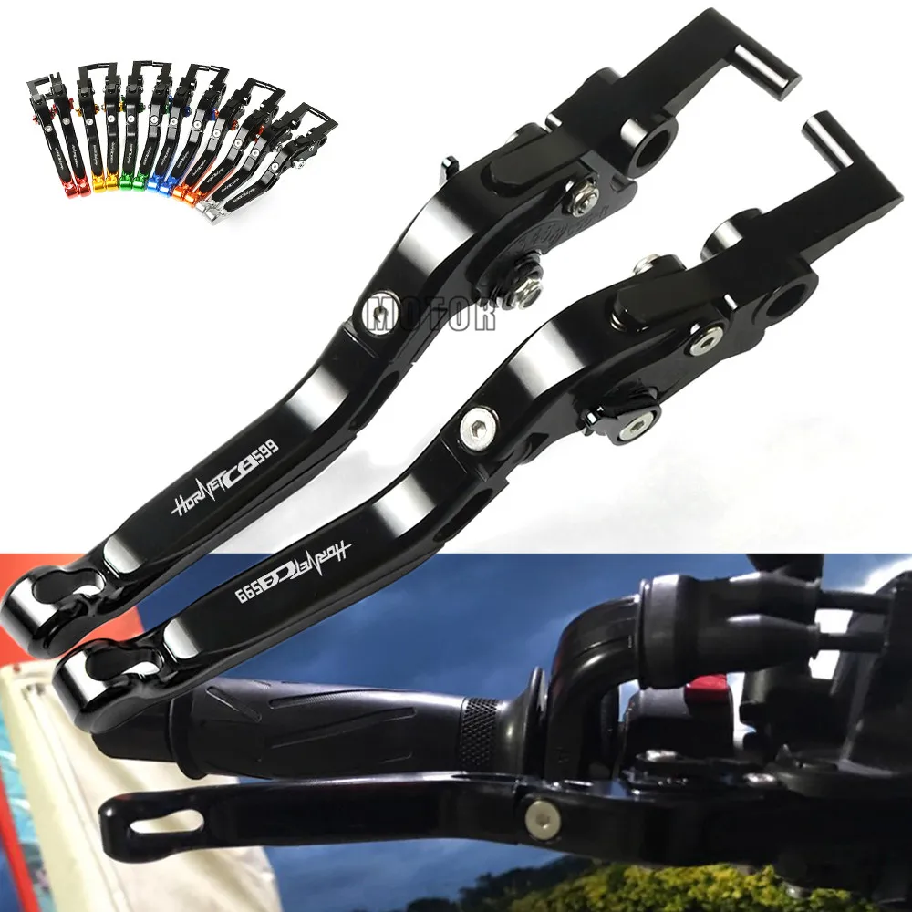 Для Honda CB 400 599 600 500F CB400 CB599 CB600 HORNET CB500F CBR600F Регулируемые рычаги тормозного