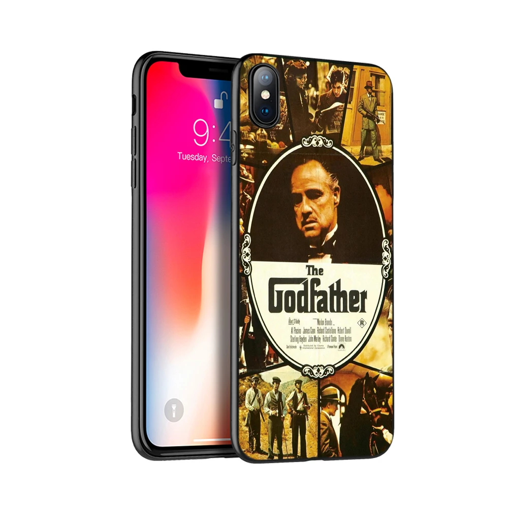 Черный чехол из термопластичного полиуретана для iphone 5 5s SE 2020 6 6s 7 8 plus x 10