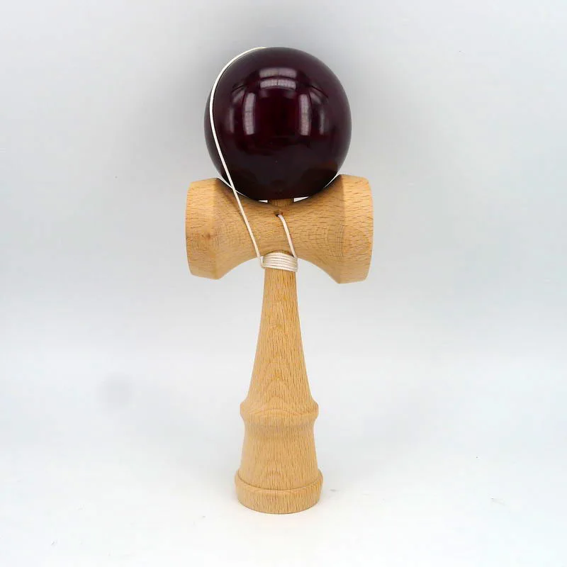 VIVEWOOD Zizyphus Jujube kendama 3 цвета на выбор Тама с прозрачным лаком Натуральный Бук Ken 18 см