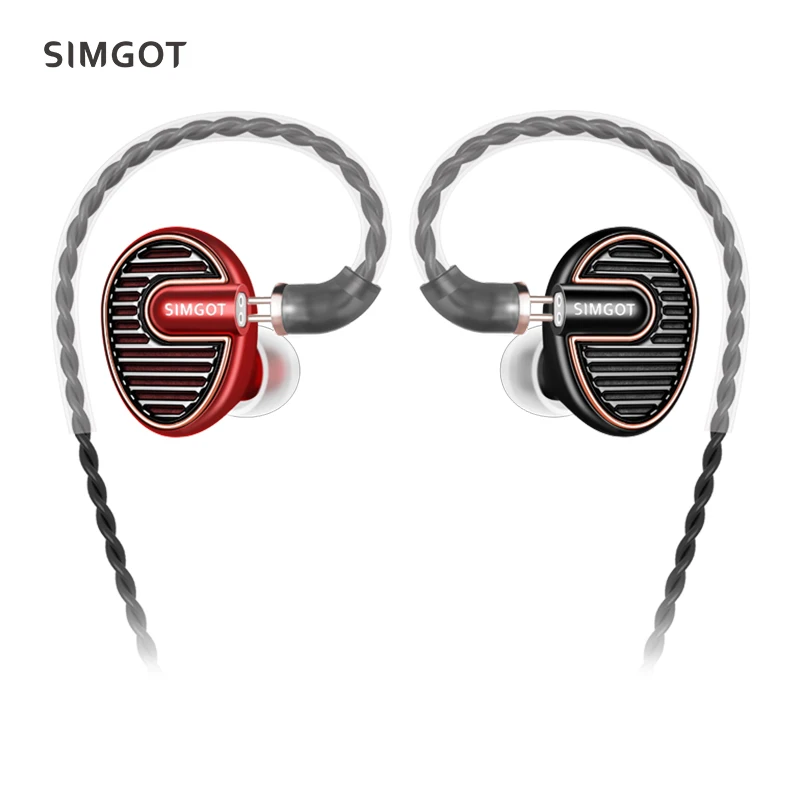 SIMGOT EN700 PRO Модернизированный Hi Res динамический бас HiFi музыкальное контролирующее