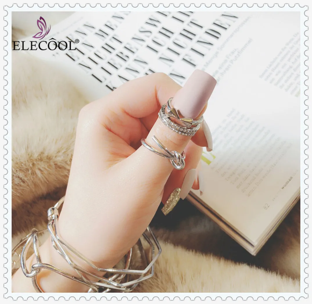 ELECOOL 24 шт инструментов для ногтей Готовая с матовым покрытием и элегантная