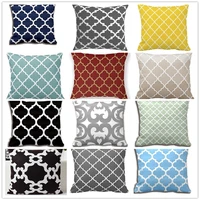 morocco pillow case decorative pillows cover geometric home quatrefoil