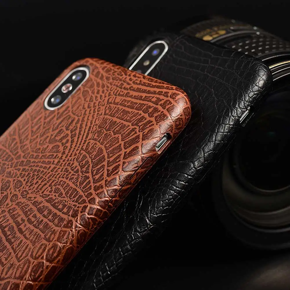 Boucho для iPhone XS Max XR X 11 Pro Max Змеиный Леопард крокодиловая кожа чехлы для телефонов для iPhone 8 7 6 6S plus Мягкий чехол из искусственной кожи