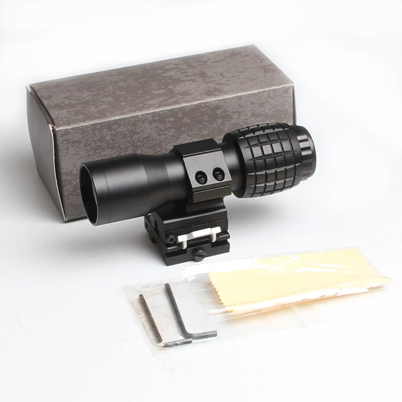 Страйкбол 4x30мм увеличительная фокусировка регулируется с откидной кронштейн