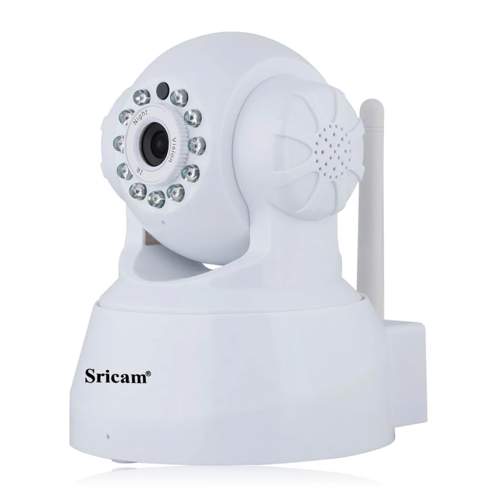 Sricam SP012 HD видеоняня беспроводная WiFi камера панорамирование наклона ночного