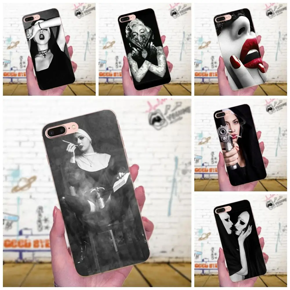 Для Xiaomi Mi3 Mi4 Mi4C Mi4i Mi5 Mi 5X 6 6X 8 SE A1 Max Mix 2 Note 3 4 распродажа Sister Nun сексуальная девушка