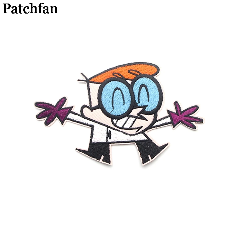 Patchfan Dexter's лаборатория DIY Вышивка для аппликации, шитья железа на одежду кронштейн украшения дома наклейки значки A2090