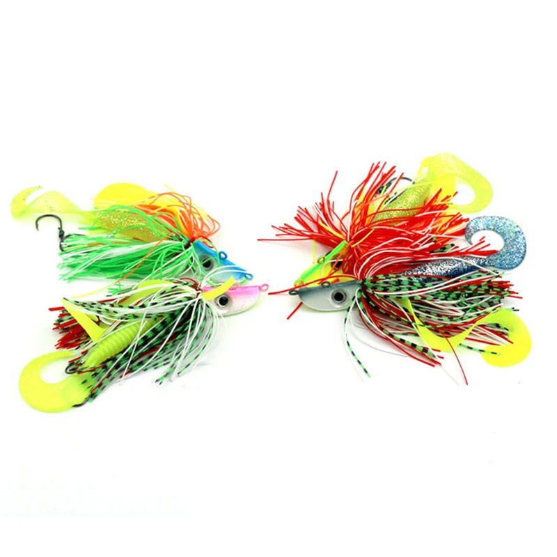 Silicone Bait 30Pcs Soft Octopus Skirt Fishing Lure Tuna Baits for Jigging Rigs Fish Squid Trolling Artificial Tackle | Спорт и