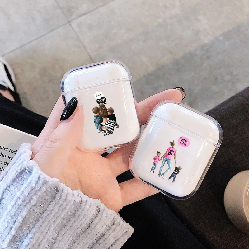 Мультяшный Bluetooth беспроводной Чехол для наушников Защитный чехол AirPods милый