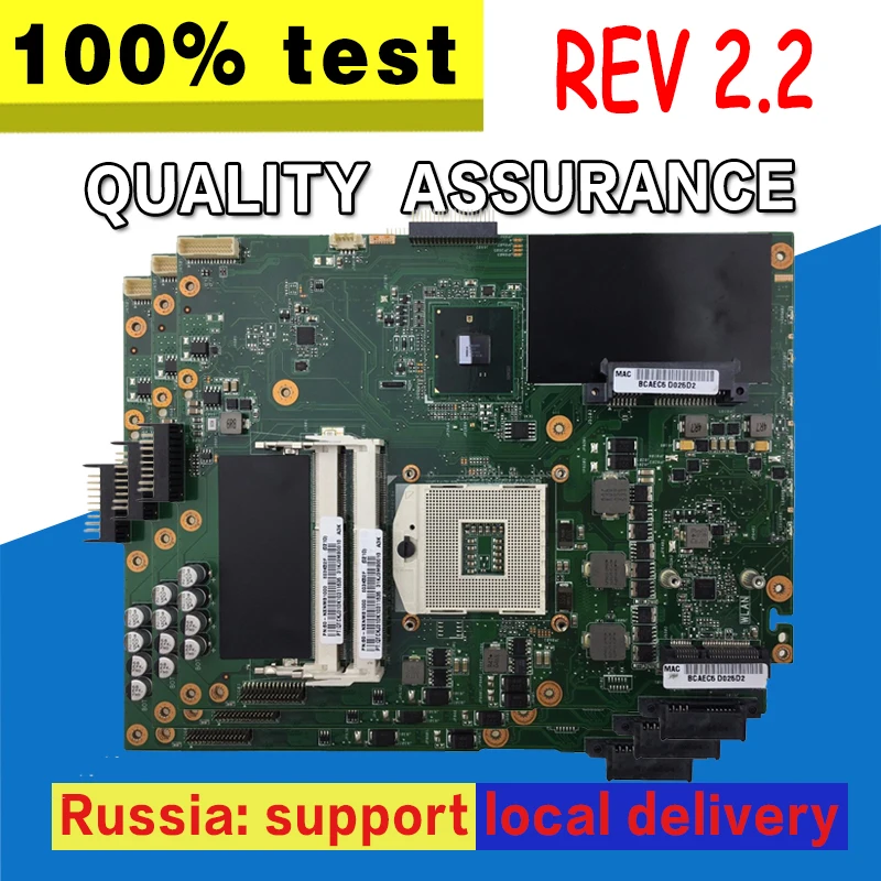K52F материнская плата REV: 2,2 для ASUS A52F X52F K52F материнская плата для ноутбука K52F материнская плата K52F тест материнской платы ОК