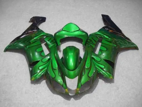 Комплект обтекателей для мотоцикла KAWASAKI Ninja ZX6R 636 07 08 ZX 6R 2007 2008 zx6r ABS черный Пламя