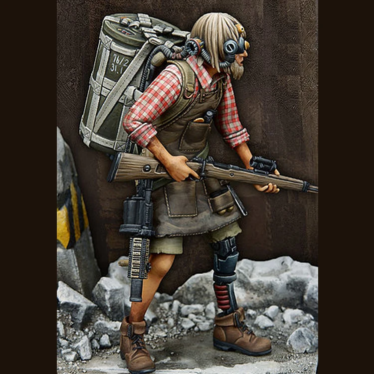 1/24 видоискатель дорожек фигурка модели из смолы GK Тема фильма несобранный и