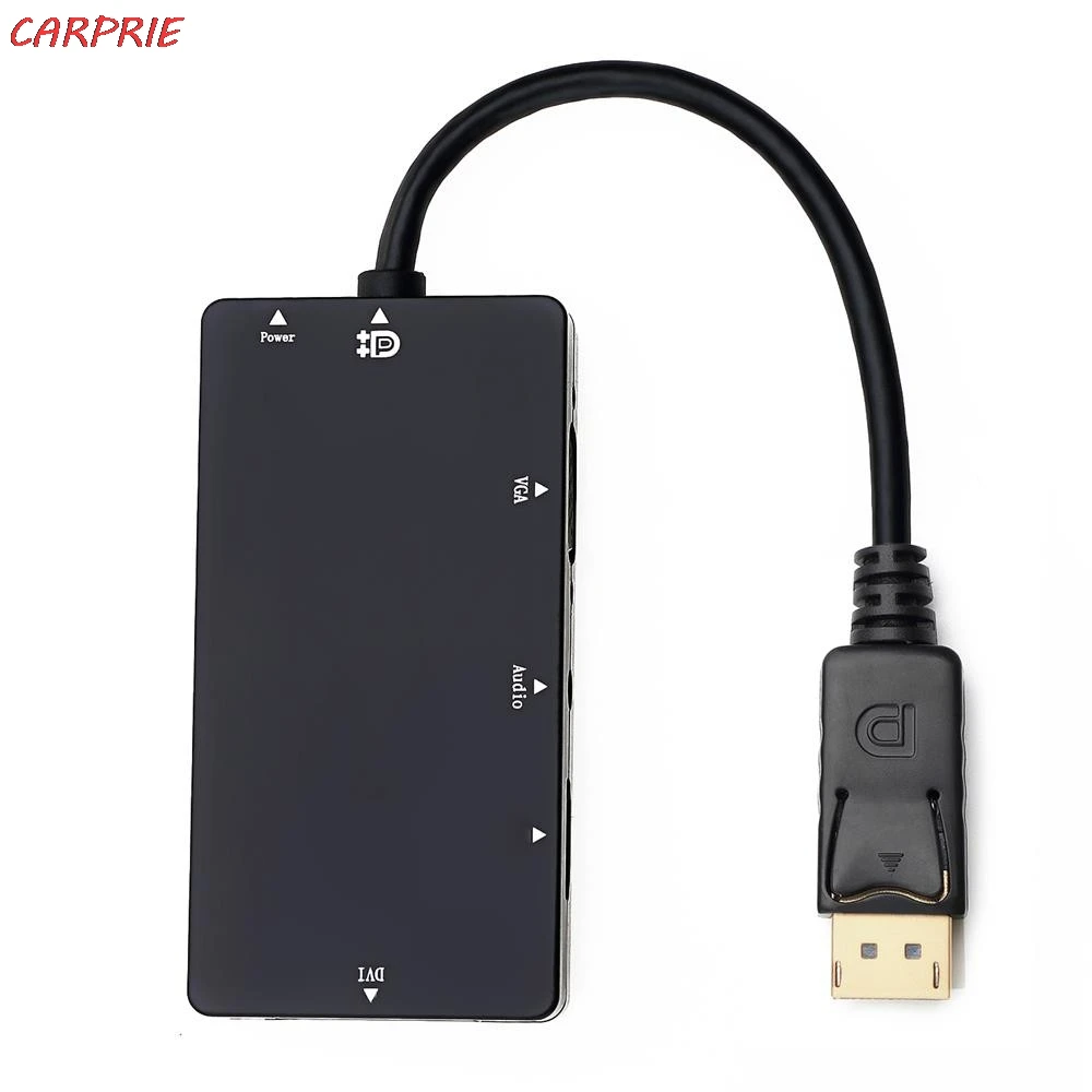 CARPRIE 4 в 1 DisplayPort DP к VGA HDMI DVI аудио USB адаптер кабель конвертер для ПК Z30409 |