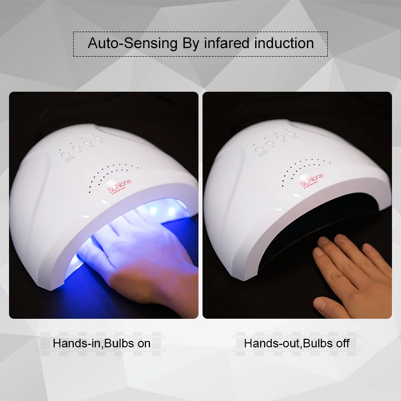 Modelones 48 Вт Авто зондирование Сушилка для ногтей светодиодный светильник 28 s