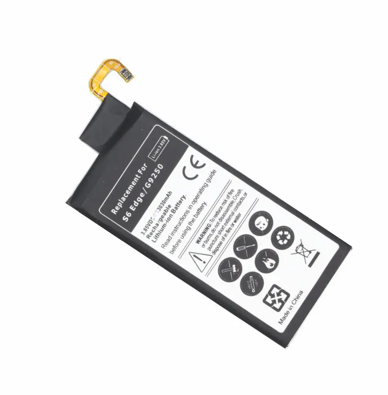 Ciszean 1x3030 mAh EB BG925ABE запасной литий полимерный аккумулятор для Samsung Galaxy S6 Edge G9250 G925F