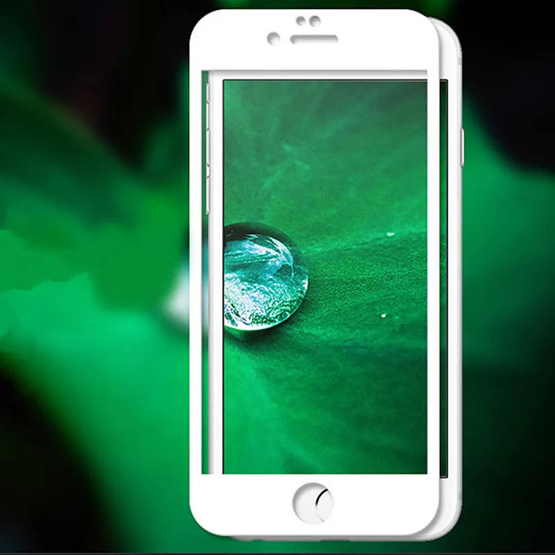 Защитное стекло на экран с рамкой для смартфонов Apple iPhone 5-10 SE закаленное
