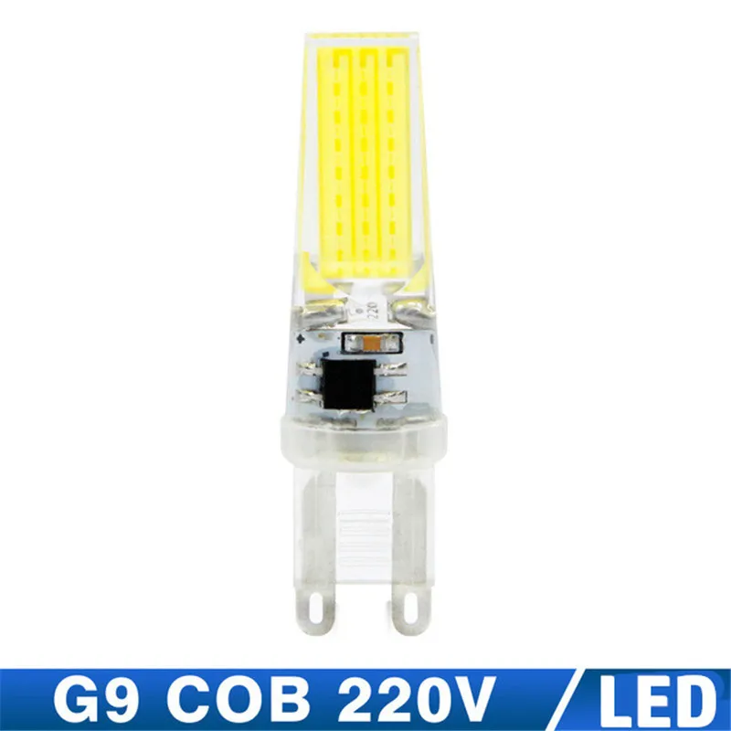 Супер яркий светодиодный G4 лампа AC/DC 12V 220V диммер 12W 6W 9W COB SMD светильник заменить