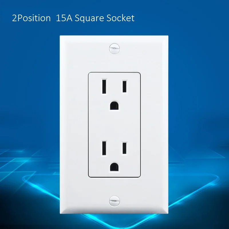 USSeries стандартная настенная розетка с переключателем 1 банда 1Way 2 банды 1Way USB розетка