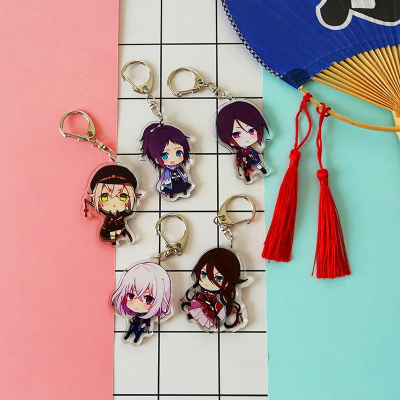 11 types Game Touken Ranbu Online Acrylic Keychain Hotarumaru Nakigitsune Limited Charm Bag Phone Keyring Birthday Gift dropship | Украшения